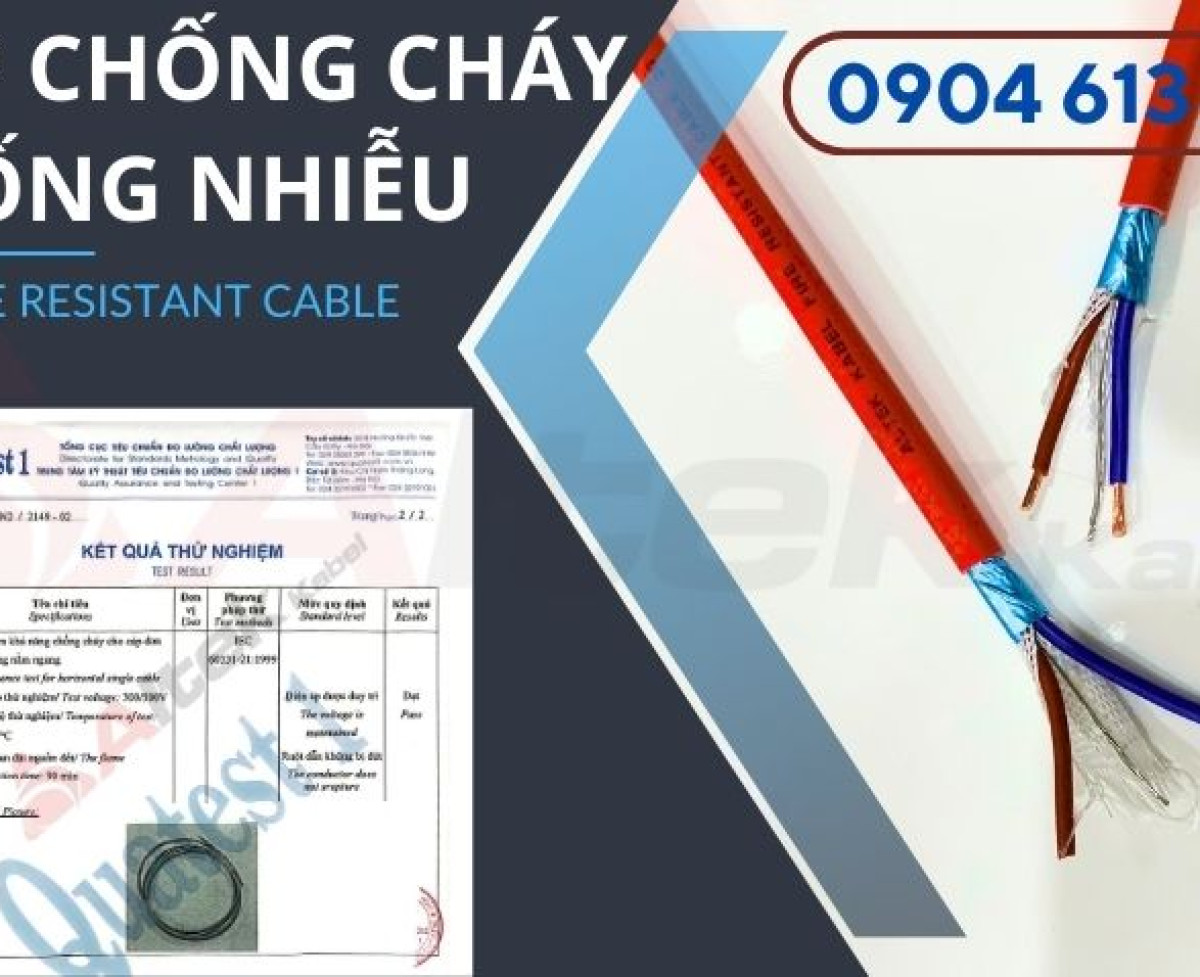 Dây chống cháy chống nhiễu 2x1.5mm Altek Kabel / Fire Resistant Cable