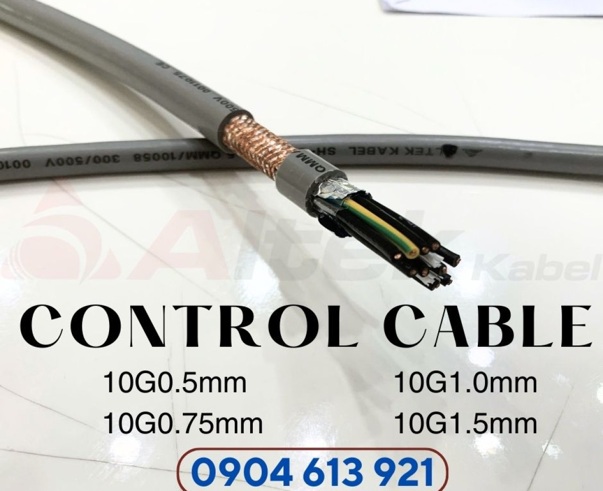 Cáp điện 10 lõi / Cáp tín hiệu CT -500 10x0.5 Altek Kabel phân phối toàn quốc