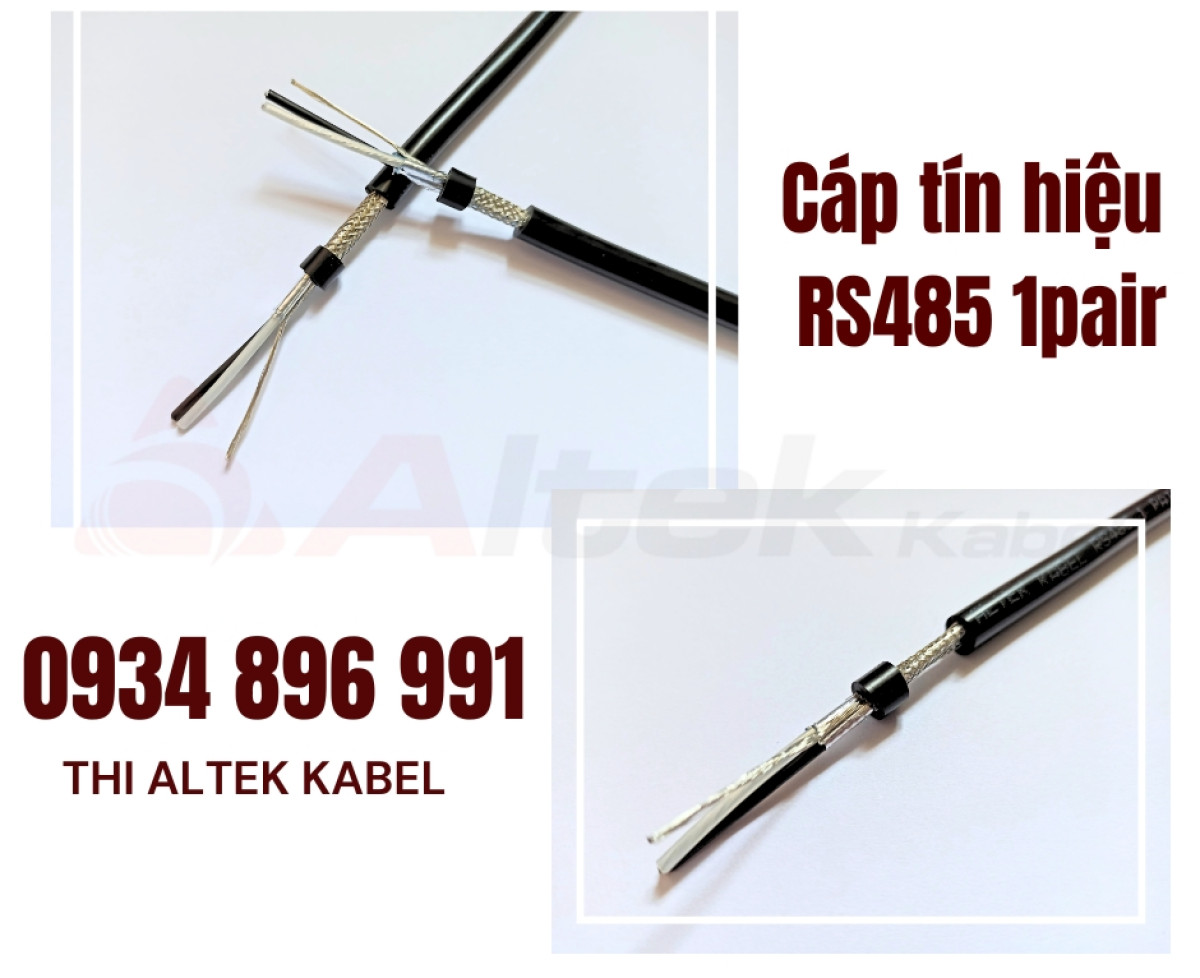 Cáp điều khiển RS485 24AWG 2 Pair ALTEK KABEL