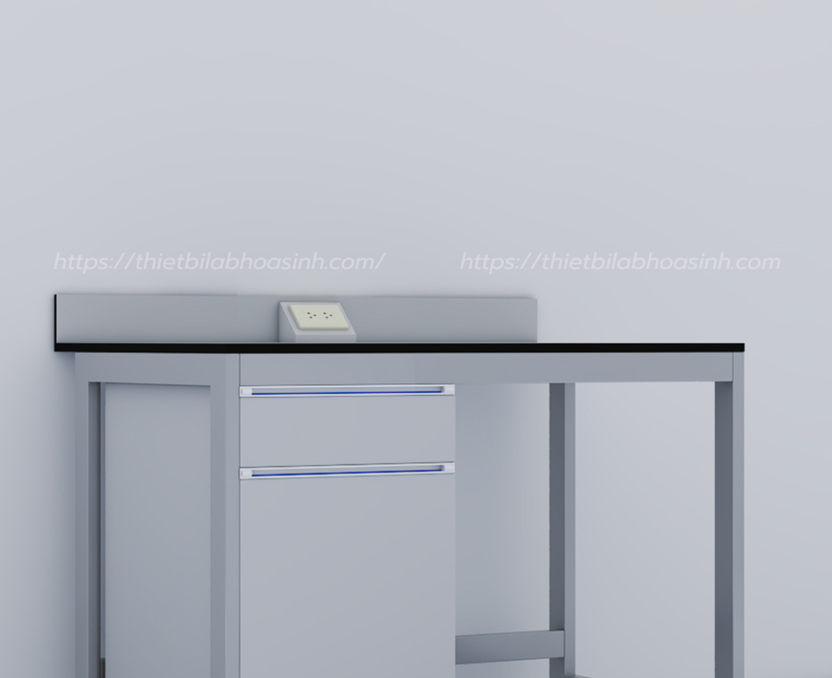 BÀN THÍ NGHIỆM ÁP TƯỜNG CHO PHÒNG THÍ NGHIỆM KÍCH THƯỚC 3600MM