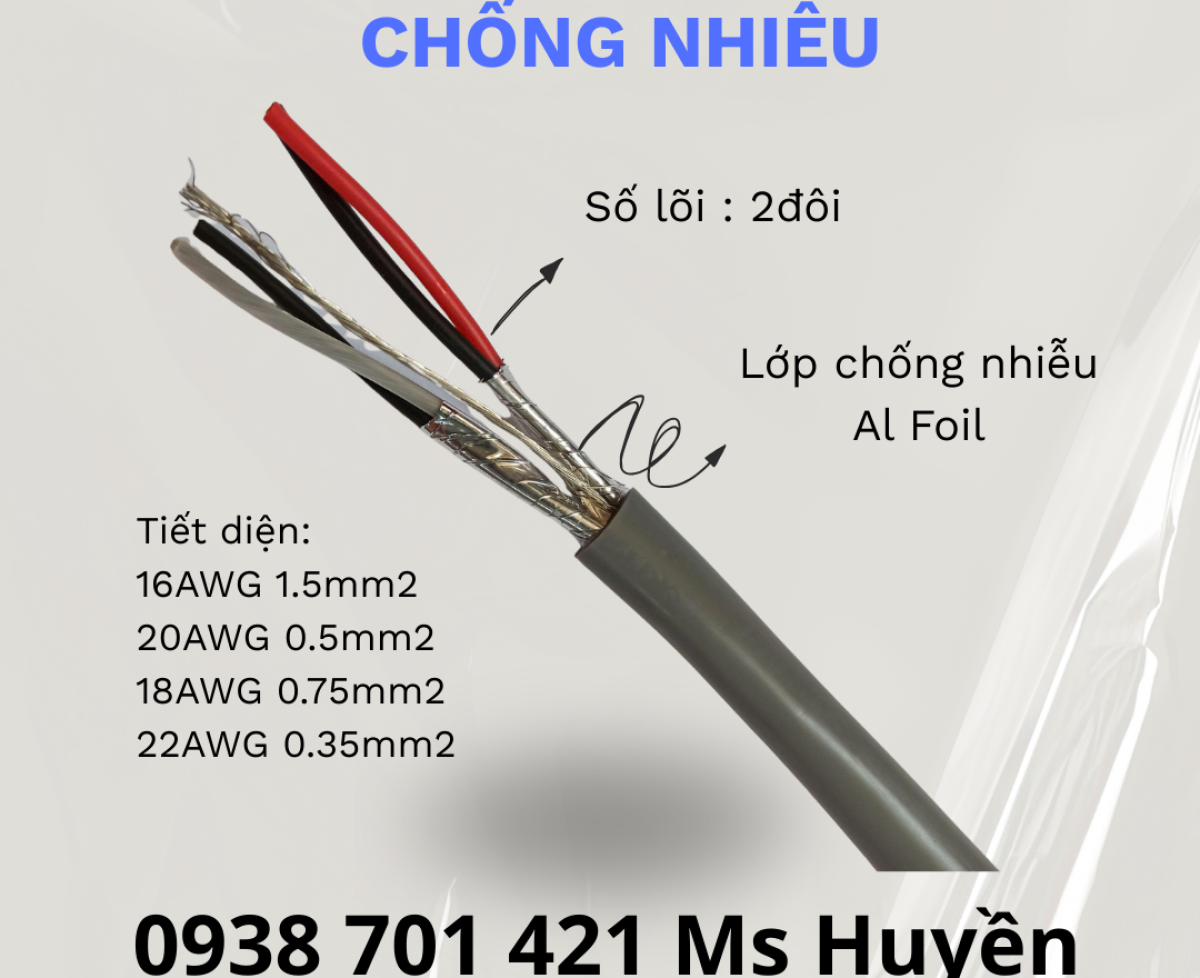 Cáp Tín Hiệu Vặn Xoắn Chống Nhiễu