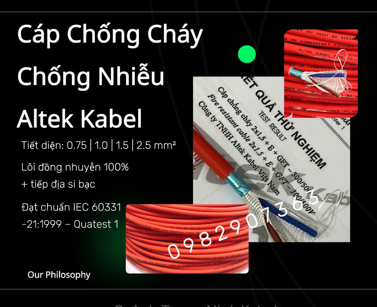 Cáp chống cháy GFT Altek Kabel – Chất lượng đạt chuẩn quốc tế