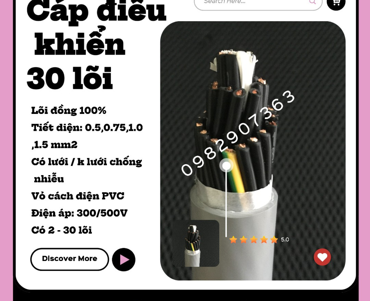 Cáp Điều Khiển 30 Lõi Altek Kabel – Giải Pháp Truyền Tín Hiệu Ổn Định