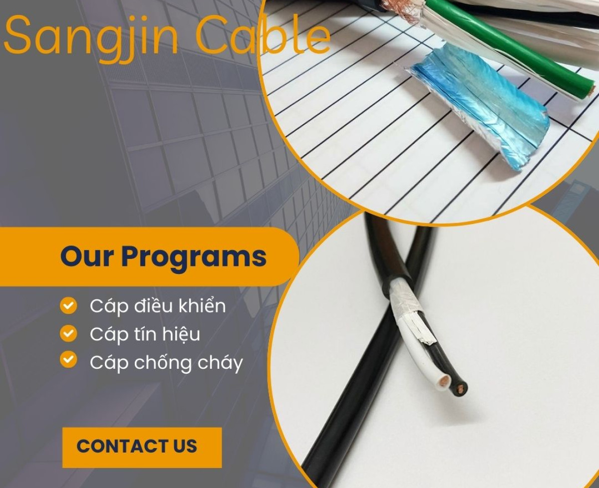 Cáp điều khiển sangjin 2x0.5