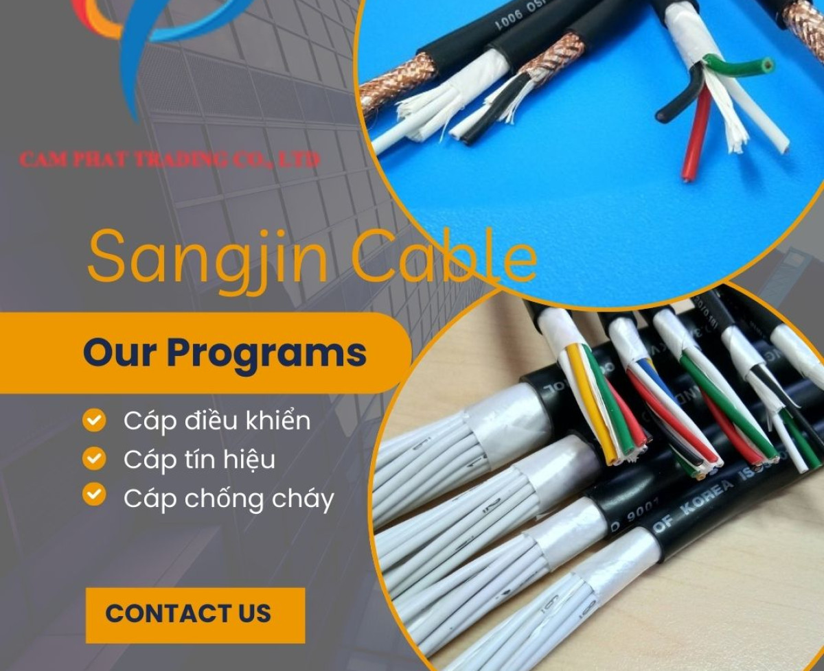 Cáp điều khiển sangjin 2x0.5