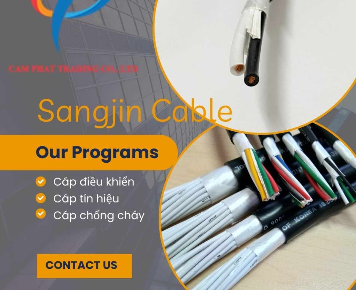 Cáp điều khiển sangjin 2x0.5