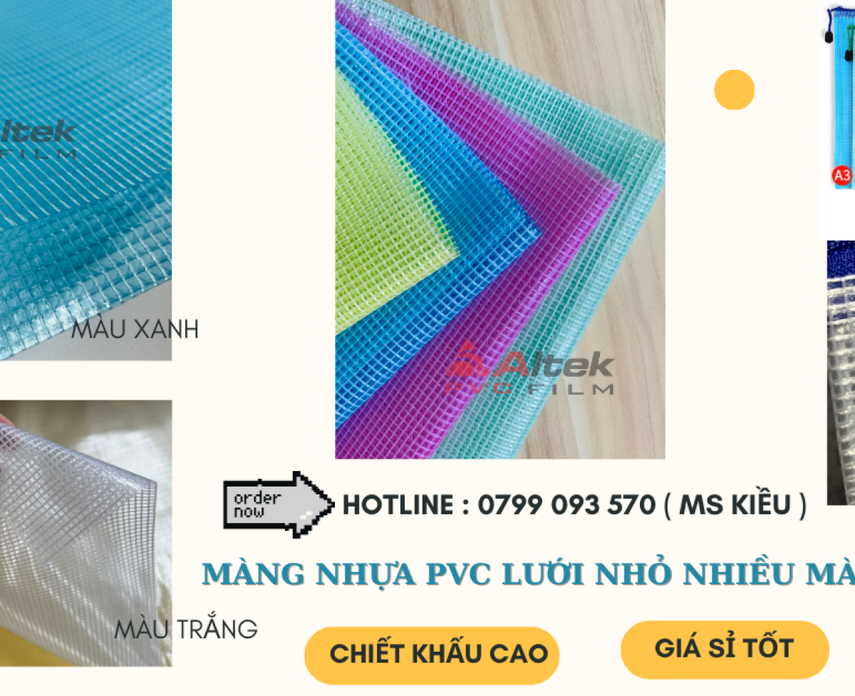 Nguồn hàng sỉ màng nhựa PVC dẻo tại Bình Dương giá rẻ