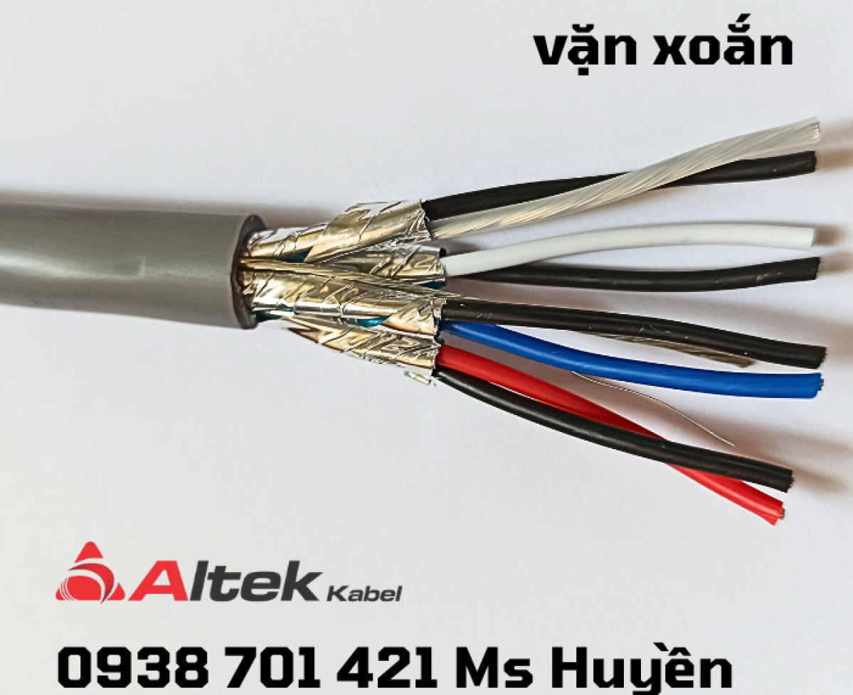Cáp Tín Hiệu Vặn Xoắn Chống Nhiễu 1 Pair 18 Awg Altek Kabel