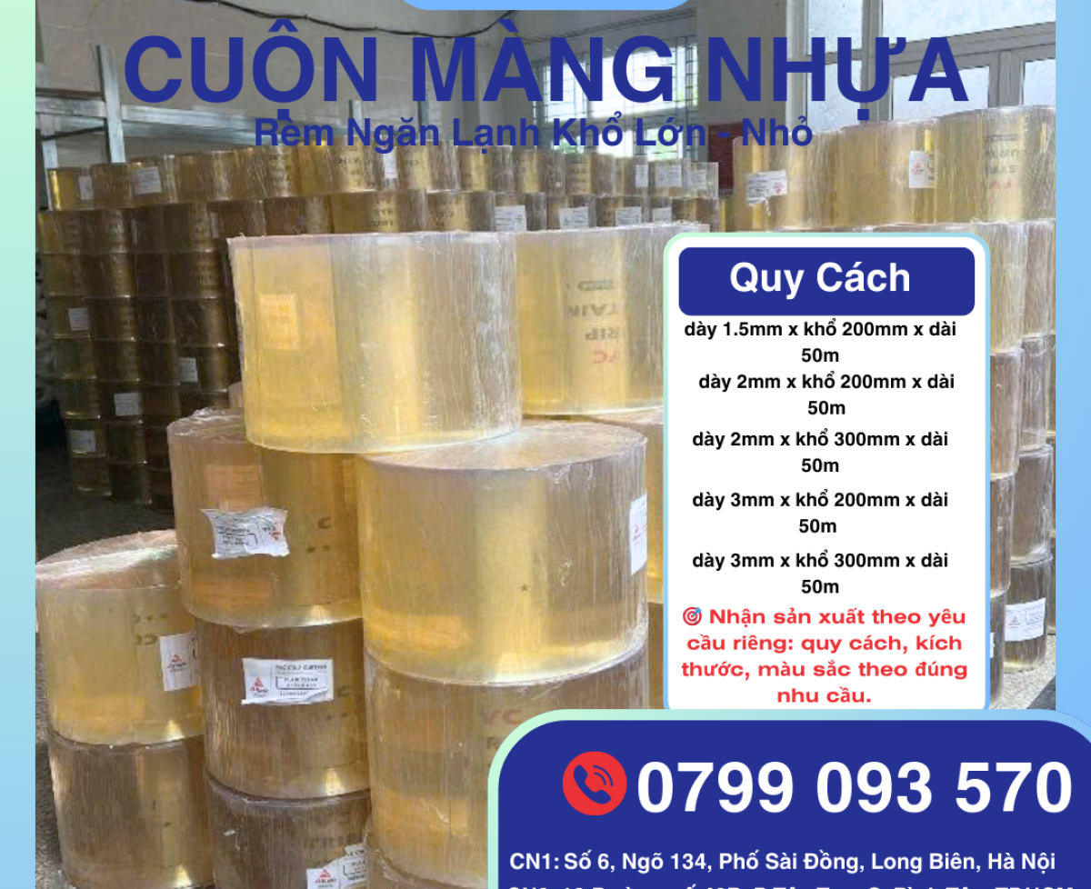 Giải pháp ngăn lạnh ,tiết kiệm điện . Rèm nhựa PVC giá tốt ,độ bền cao , đặt theo yêu cầu