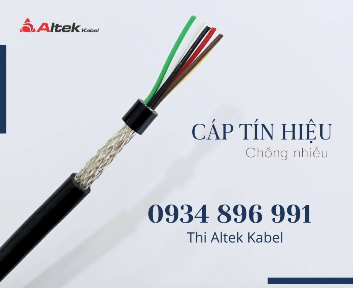 Cáp tín hiệu chống nhiễu 0.22mm² – 2, 4, 6, 8 lõi