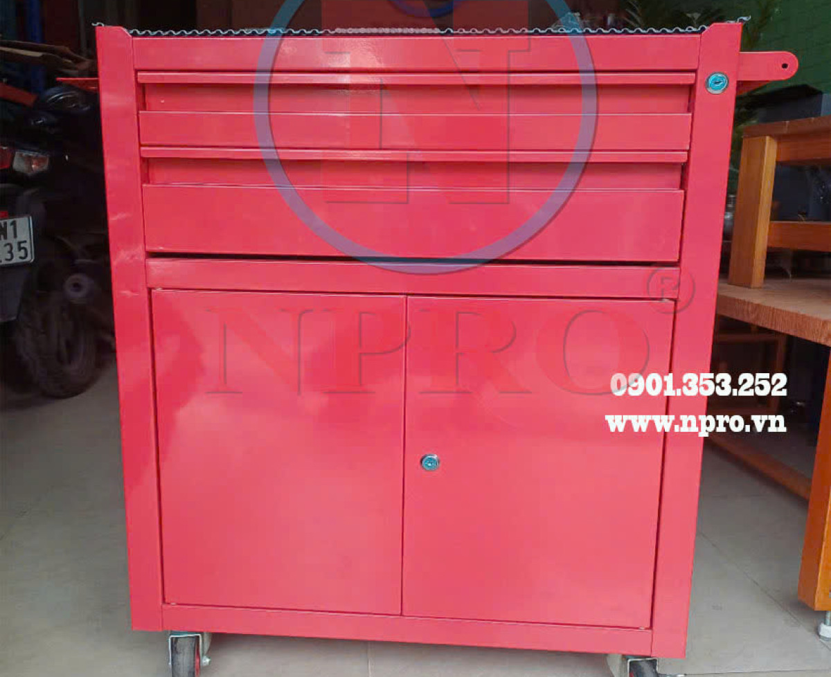 Tủ đồ nghề 2 ngăn 1 hộc - tủ đựng dụng cụ