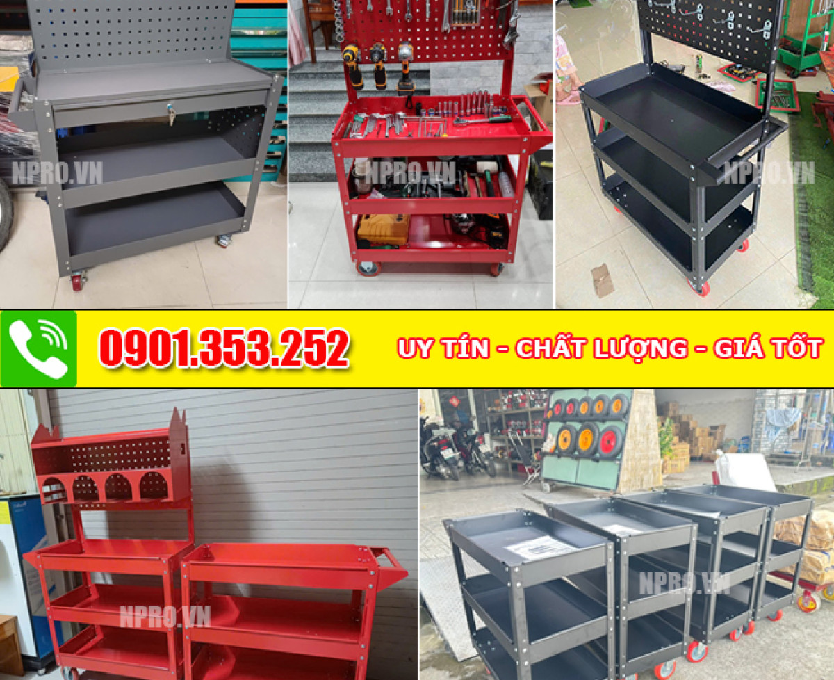 Xe đẩy đựng đồ nghề / Tủ đồ nghề giá chuẩn