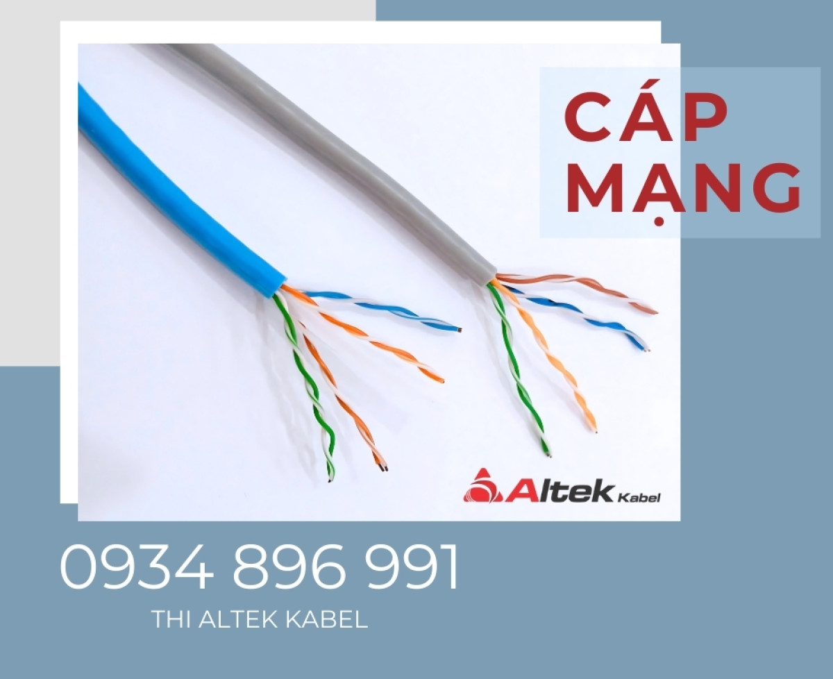 Cáp mạng Altek Kabel Cat5e, Cat6 chính hãng giao hàng toàn quốc