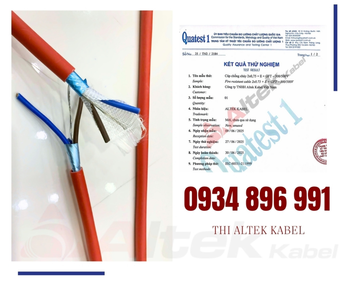 Dây cáp chống cháy chống nhiễu 2×0.75+E+GFT Altek Kabel – Hàng sẵn kho