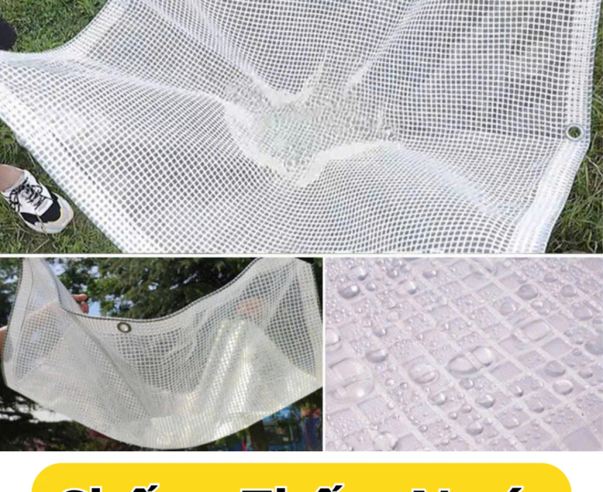 Lưới 5mm - Màng nhựa pvc dẻo - mái che nắng mưa tại Bắc Ninh