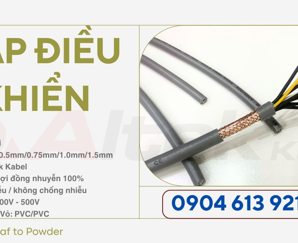 Cáp điều khiển chống nhiễu 8x0.75mm Altek  Kabel