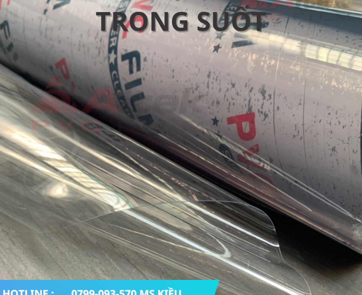 Xưởng Phân Phối Màng Nhựa PVC Dẻo – Cho Bao Bì, Xây Dựng & Nội Thất