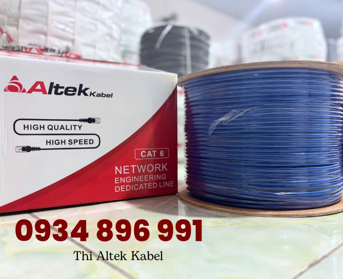 Cáp Mạng UTP/FTP Cat6 – Hỗ Trợ Hệ Thống Camera & Mạng Văn Phòng