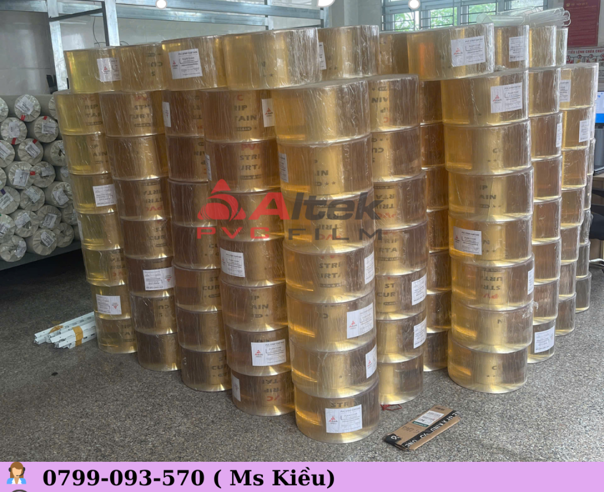 Giá tận xưởng cuộn rèm nhựa ngăn lạnh - giá rẻ tại Bình Dương