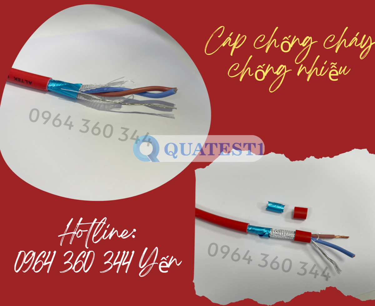 Cáp báo cháy chống cháy chống nhiễu 2x1.5 sẵn kho
