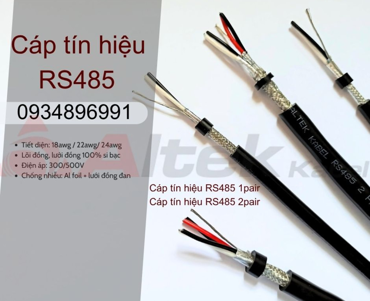 Cáp RS485 –1pr18awg,2pr20awg Altek Kabel Đà Nẵng