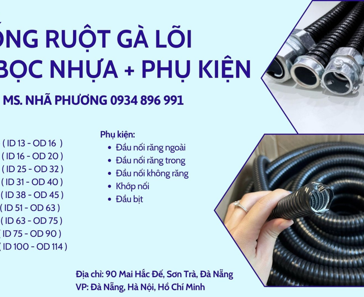 ỐNG RUỘT GÀ LÕI THÉP BỌC NHỰA & PHỤ KIỆN ALTEK KABEL – ĐÀ NẴNG, HÀ NỘI, HCM.