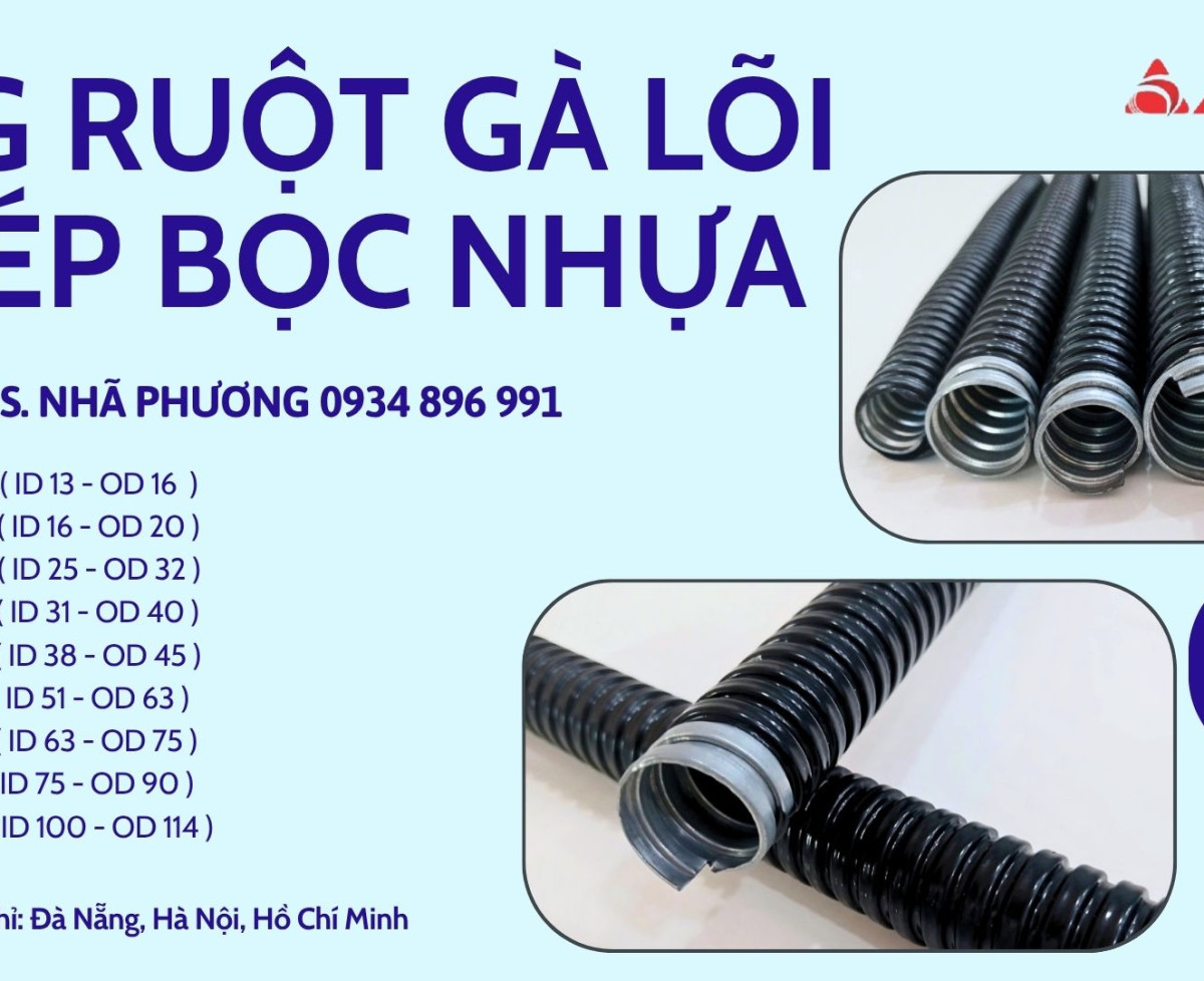 ỐNG RUỘT GÀ LÕI THÉP BỌC NHỰA & PHỤ KIỆN ALTEK KABEL – ĐÀ NẴNG, HÀ NỘI, HCM.
