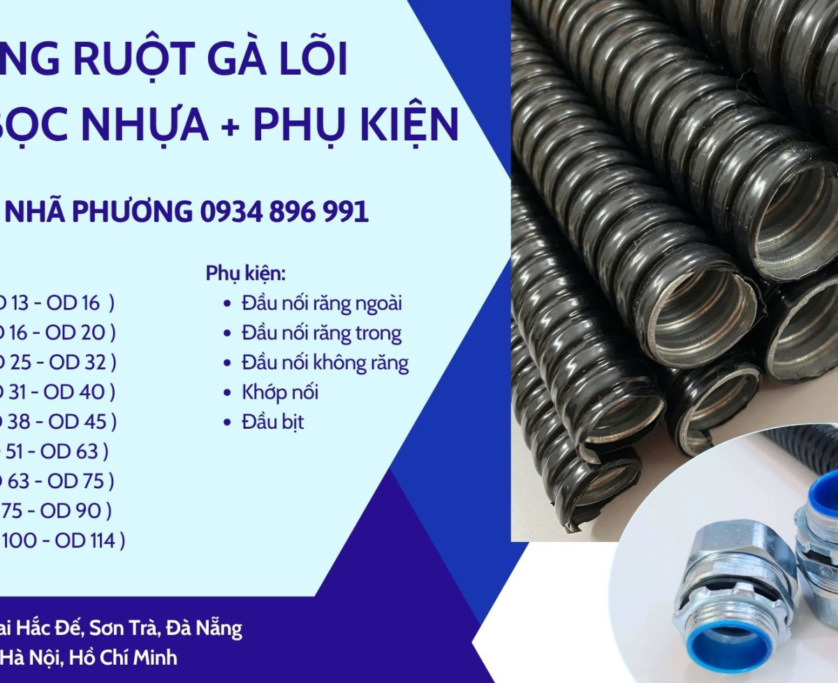 ỐNG RUỘT GÀ LÕI THÉP BỌC NHỰA & PHỤ KIỆN ALTEK KABEL – ĐÀ NẴNG, HÀ NỘI, HCM.