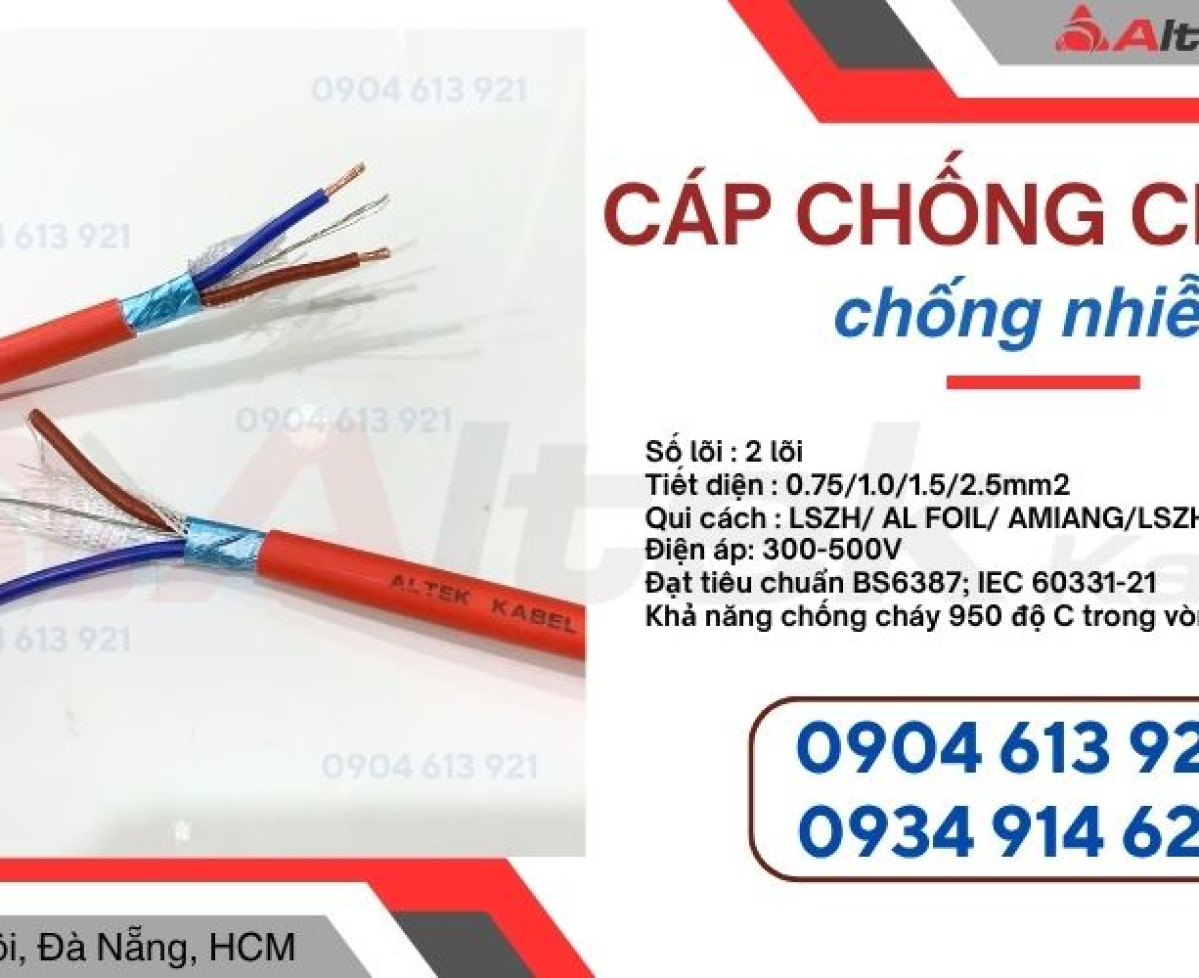 Dây tín hiệu báo cháy chống cháy chống nhiễu / FR2G1.0 Altek Kabel