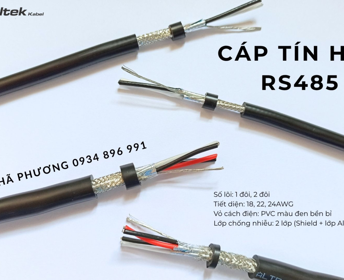 CÁP TÍN HIỆU RS485 1 PAIR 18 AWG ĐÀ NẴNG – HÀ NỘI – HCM