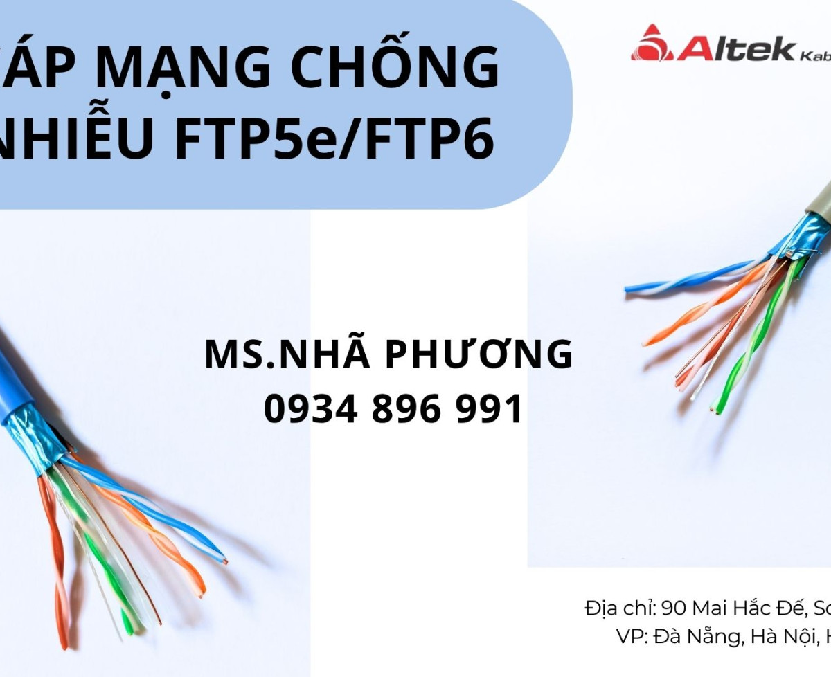 CÁP MẠNG ALTEK KABEL FTP6 24AWG ĐÀ NẴNG, HÀ NỘI, HCM.