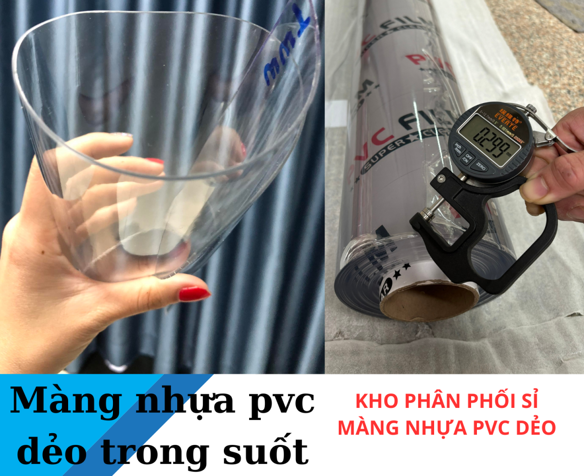Màng dẻo / màng nhựa pvc trong suốt - giá tốt tận xưởng
