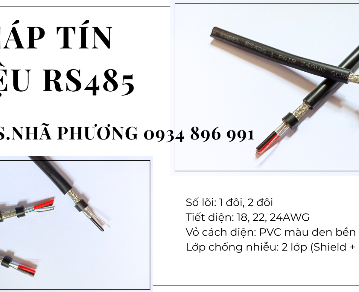 CÁP TÍN HIỆU RS485 1 PAIR 24 AWG ATEK KABEL