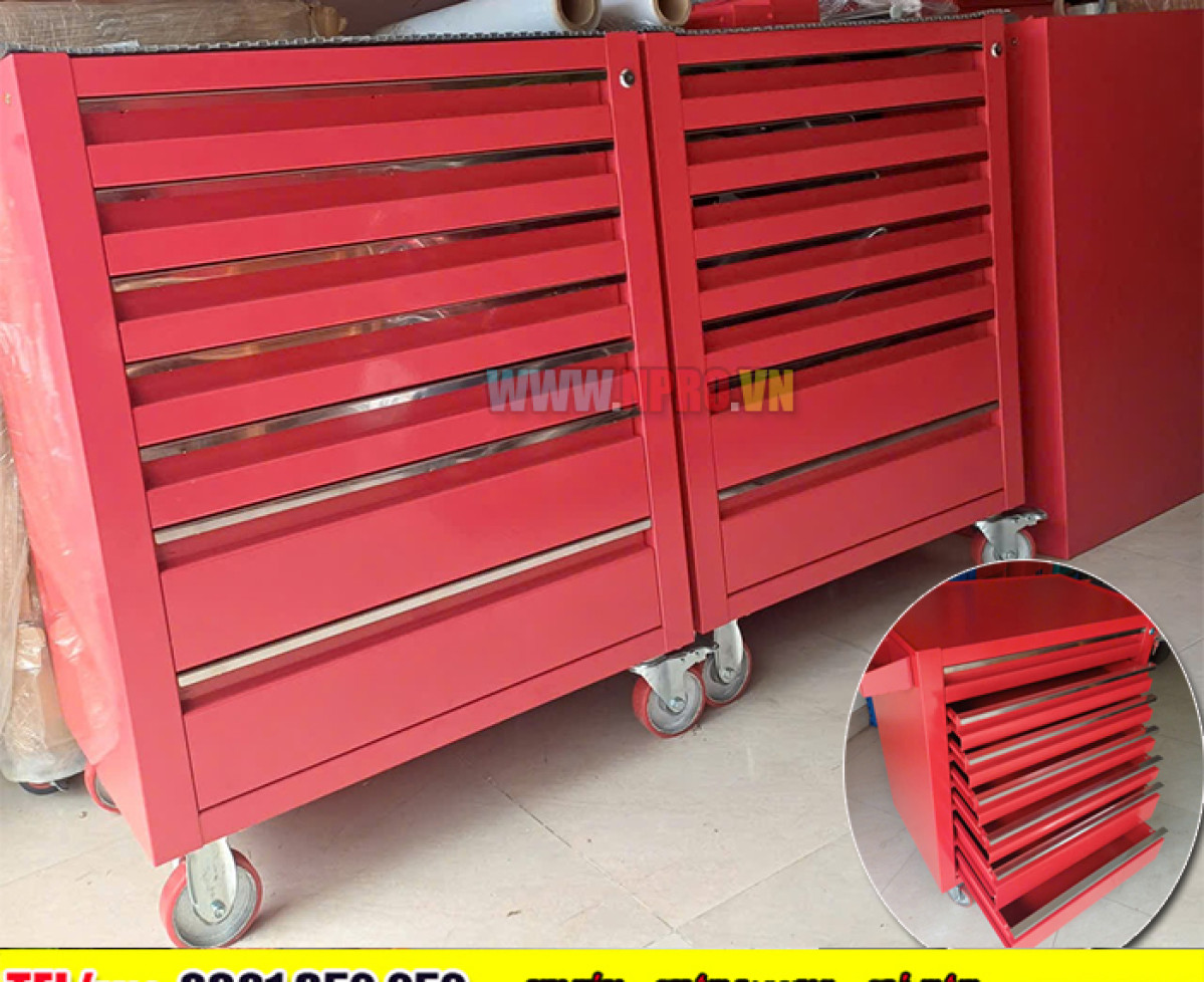 Tủ đồ nghề 5 ngăn 1 cánh bảng treo sơn tĩnh điện