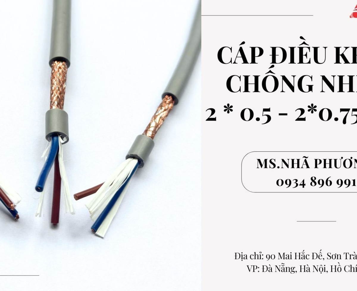 CÁP ĐIỀU KHIỂN 2 X 0.75 MM2, 2 X 0.75 MM2 GIAO HÀNG TOÀN QUỐC