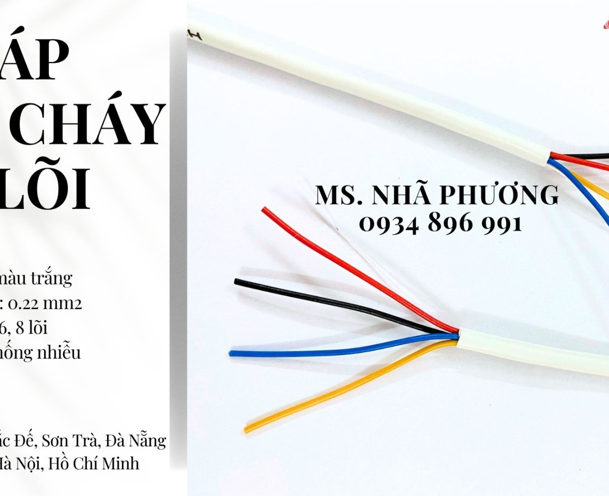CÁP TÍN HIỆU BÁO CHÁY 4 LÕI 0.22 MM2