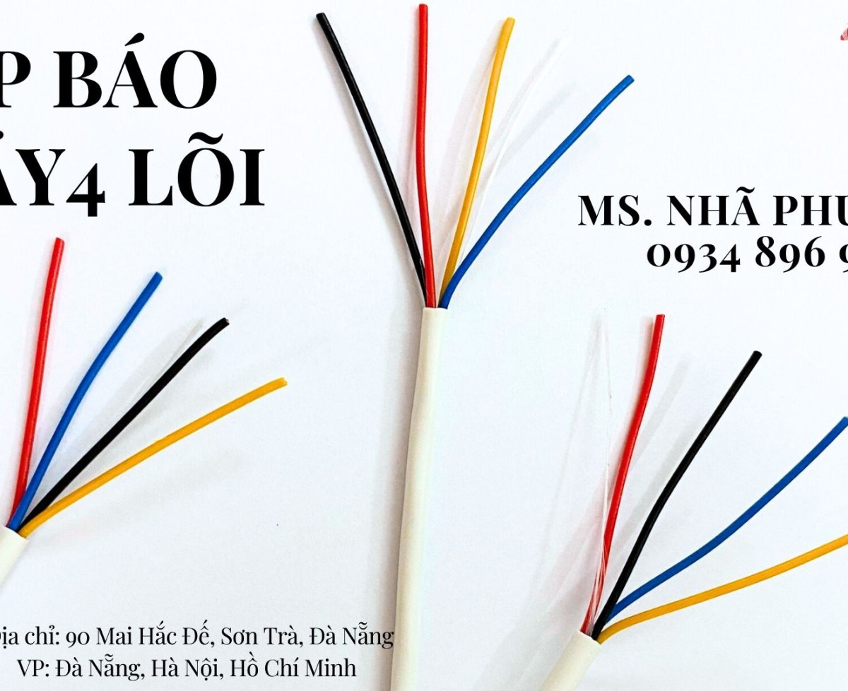CÁP TÍN HIỆU BÁO CHÁY 4 LÕI 0.22 MM2