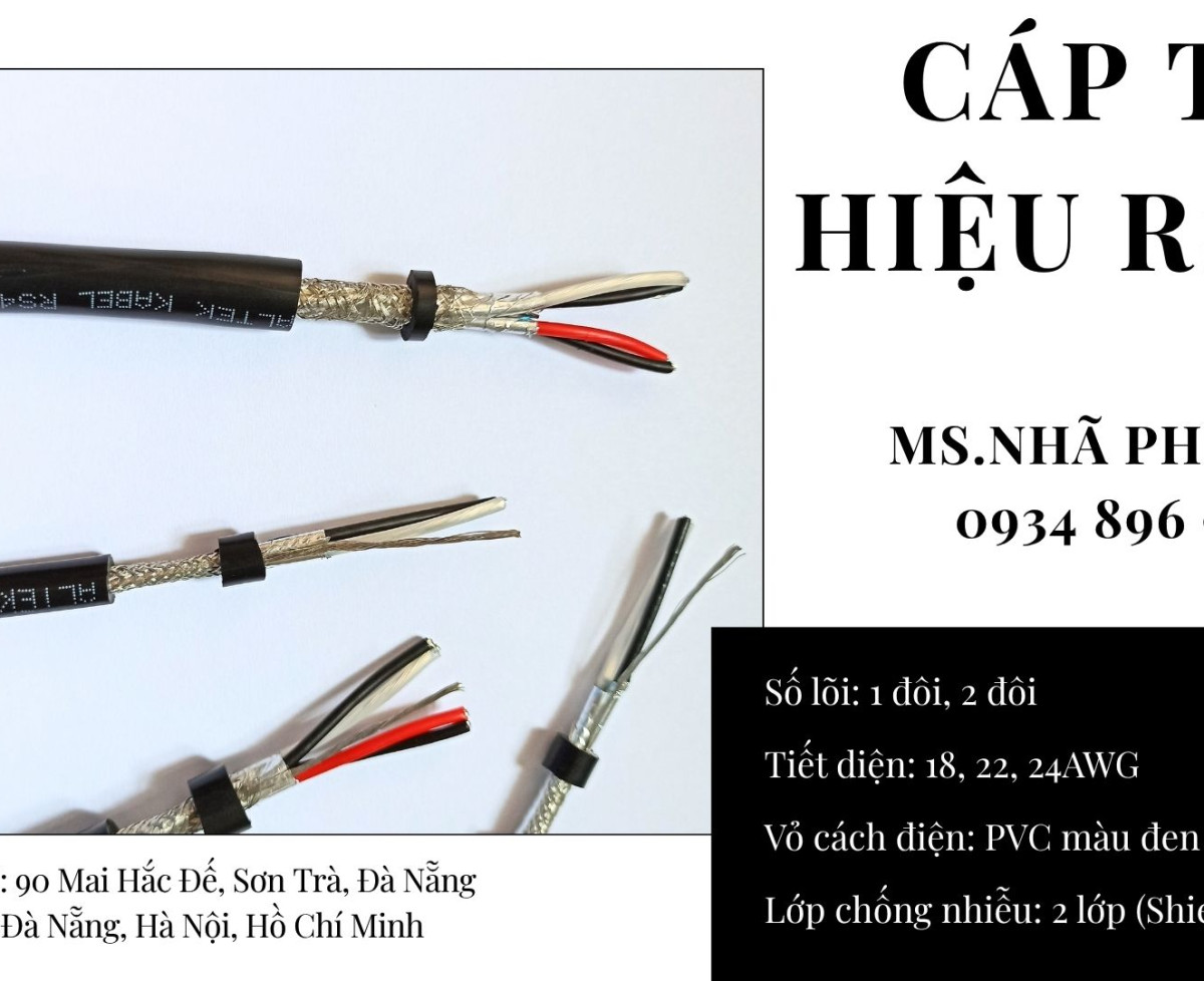 CÁP TRUYỀN THÔNG RS485 2 PAIR 24 AWG ATEK KABEL