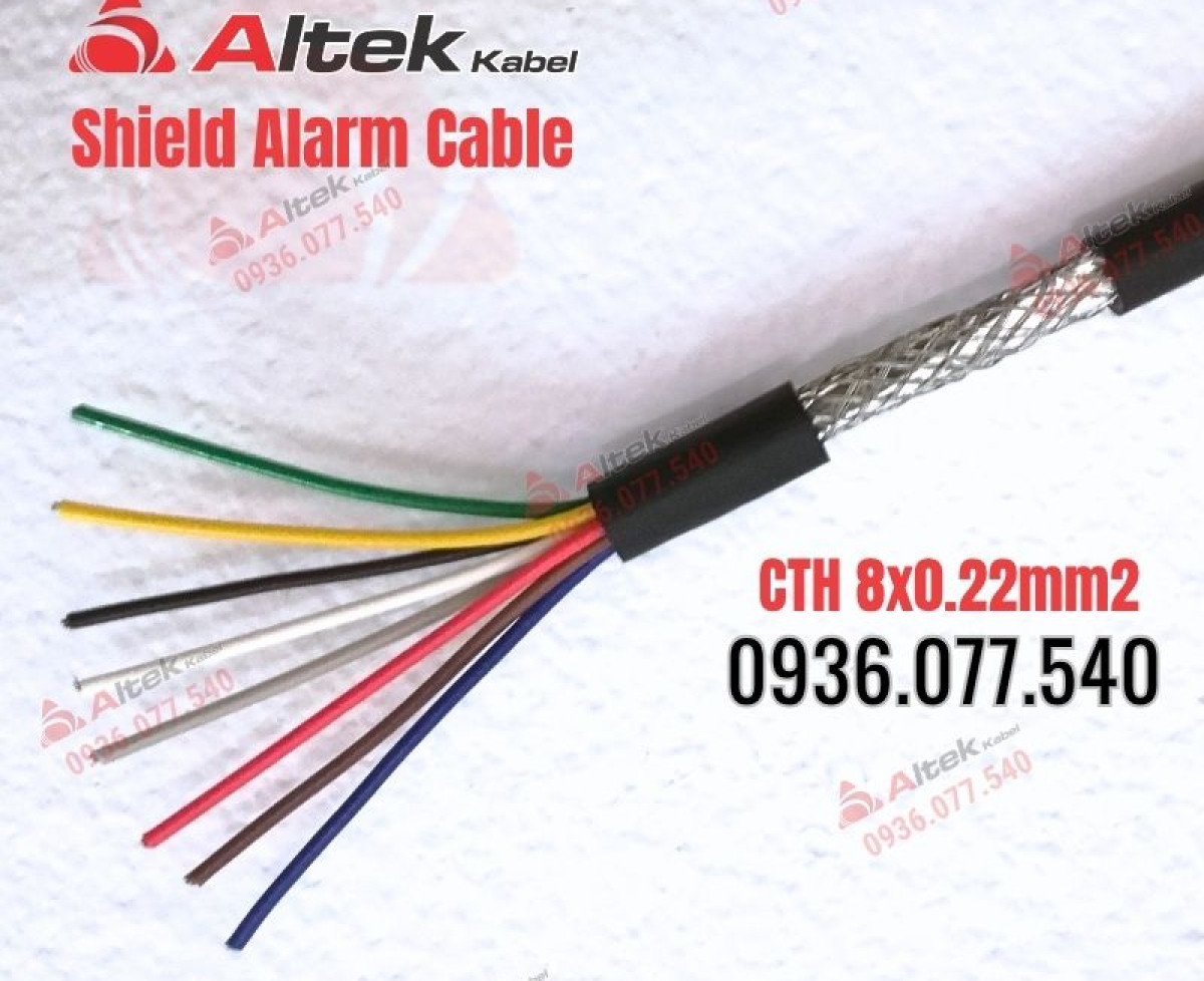 Cáp tín hiệu chống nhiễu Altek Kabel 8x0.22mm²