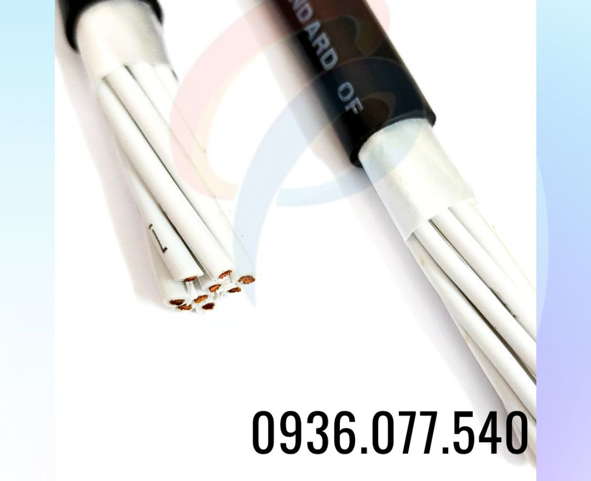 Cáp điều khiển Sangjin 10x0.75mm² – RVV (Không chống nhiễu)