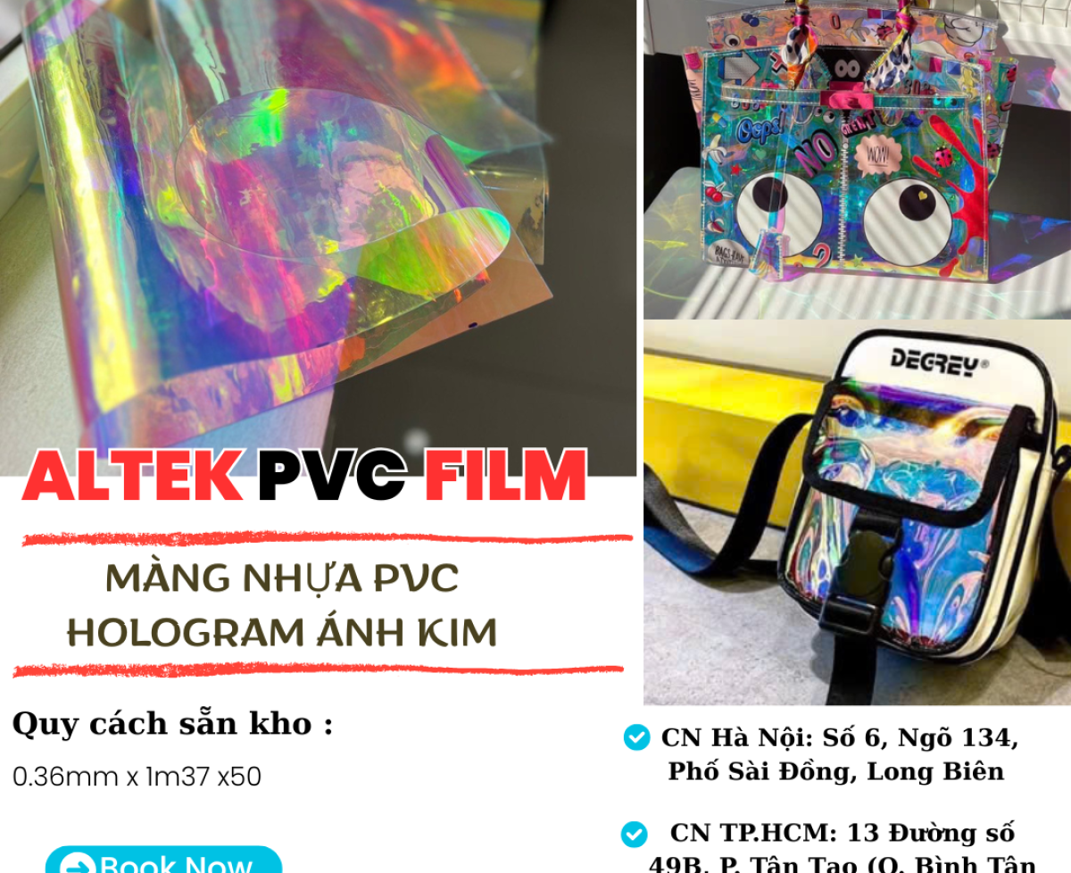 Màng nhựa pvc Holohram ( nhiều màu lấp lánh ) – giá sỉ gốc tận xưởng