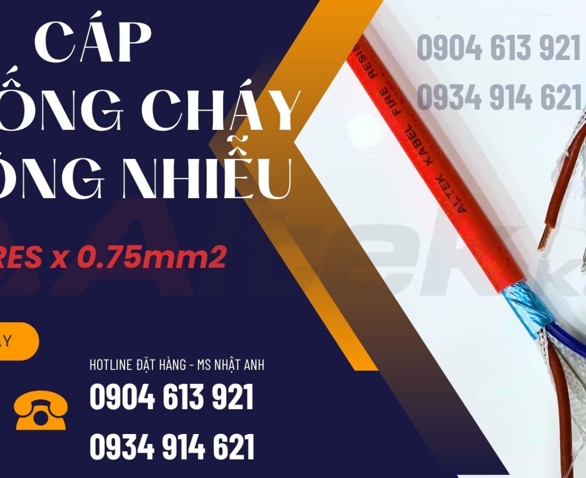 Cáp chống cháy chống nhiễu 2x0.75/2x1.0/2x1.5 Altek Kabel Đà Nẵng, HCM, Hà Nội