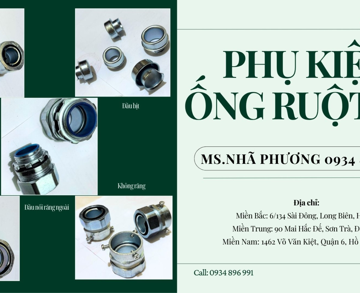 Đầu Nối Ống Ruột Gà Có Sẵn – Giao Nhanh Toàn Quốc
