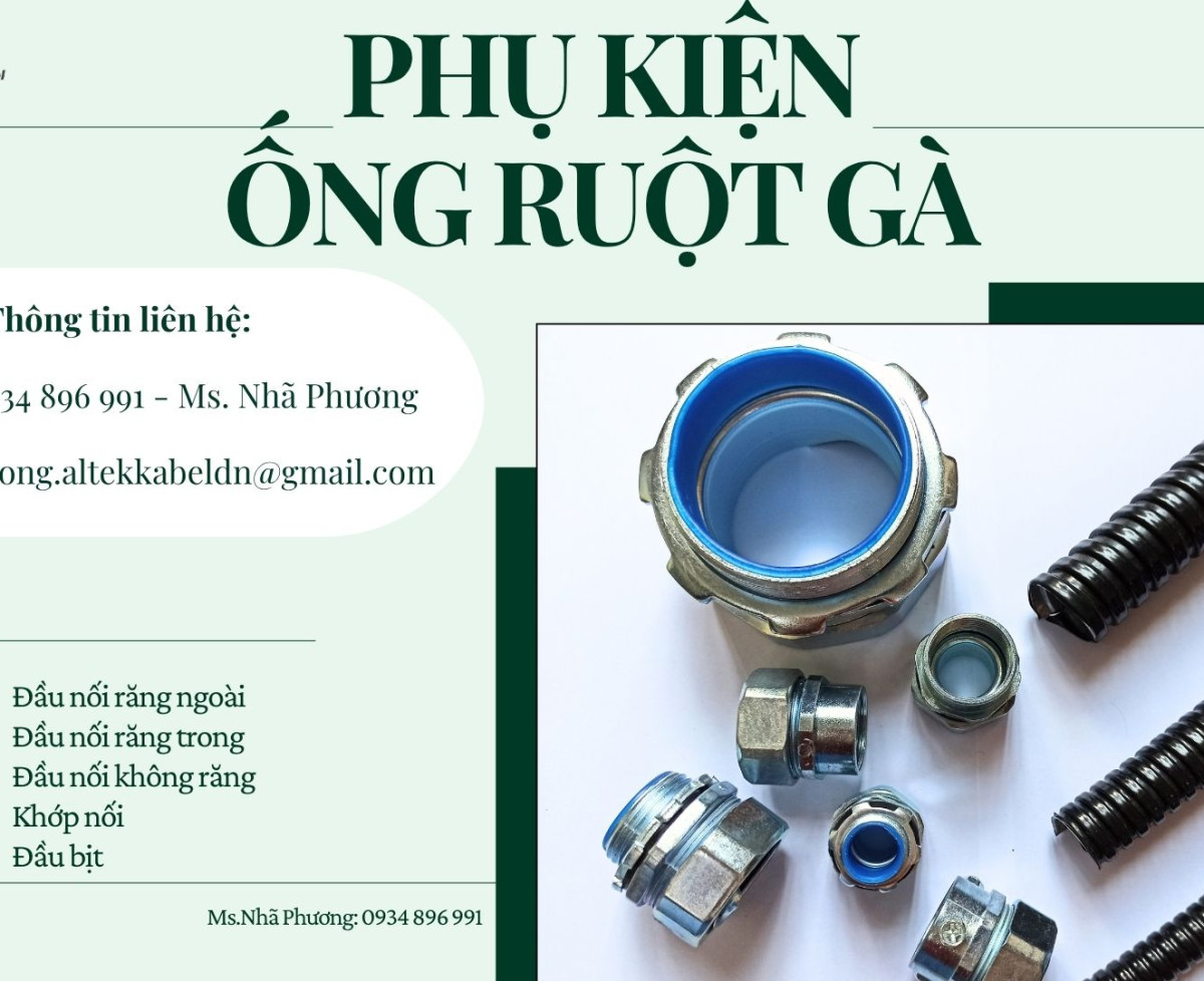 Đầu Nối Ống Ruột Gà Có Sẵn – Giao Nhanh Toàn Quốc