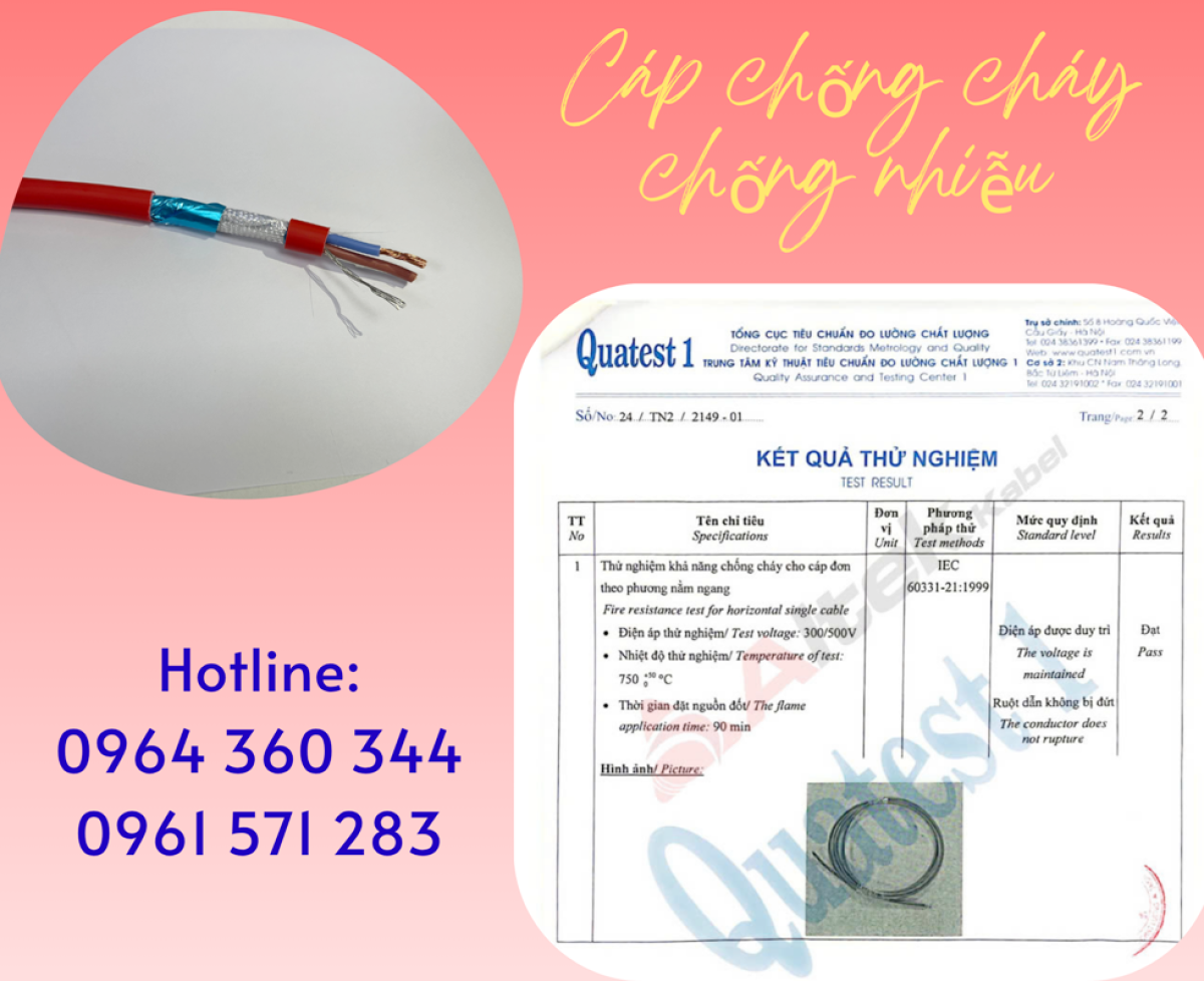 Cáp chống cháy chống nhiễu 2x1.5+E+GFT Altek Kabel