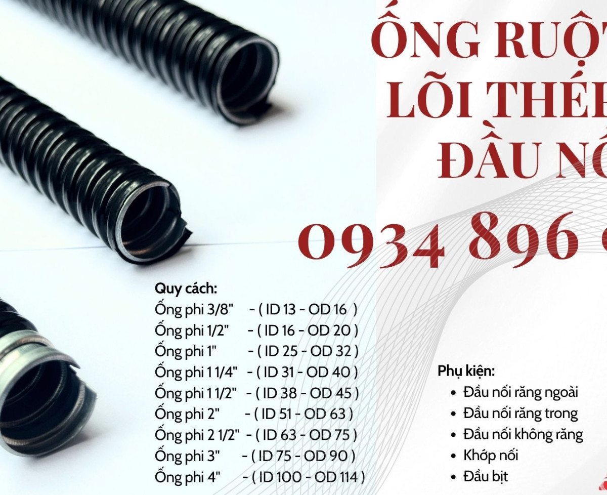 Ống Ruột Gà Kẽm Bọc Nhựa Và Đầu Nối Bắc Ninh, Nghệ An, Hải Phòng