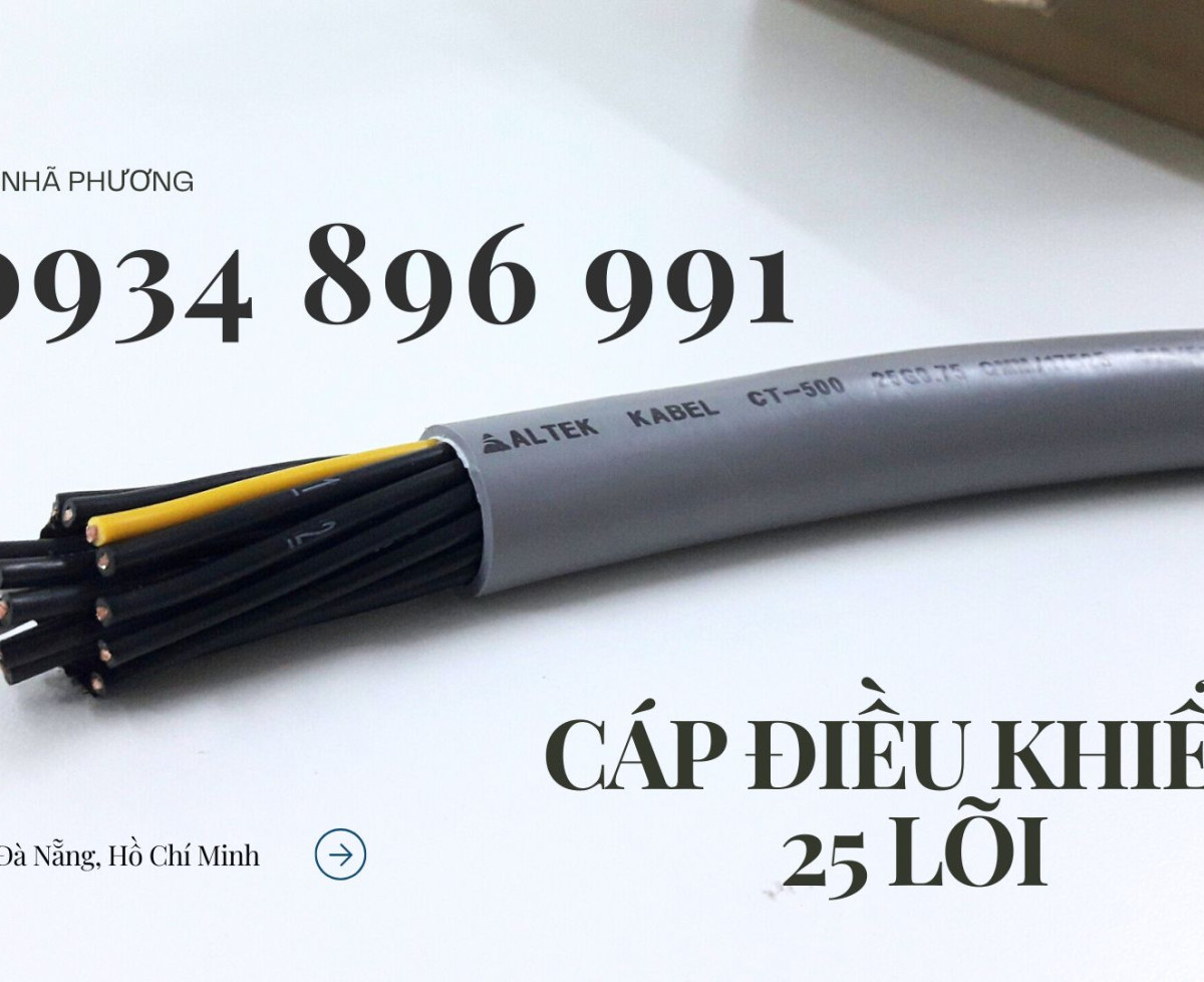 Cáp Tín Hiệu 25X 0.75 mm2 chống nhiễu Đà Nẵng, Hà Nội, Hồ Chí Minh