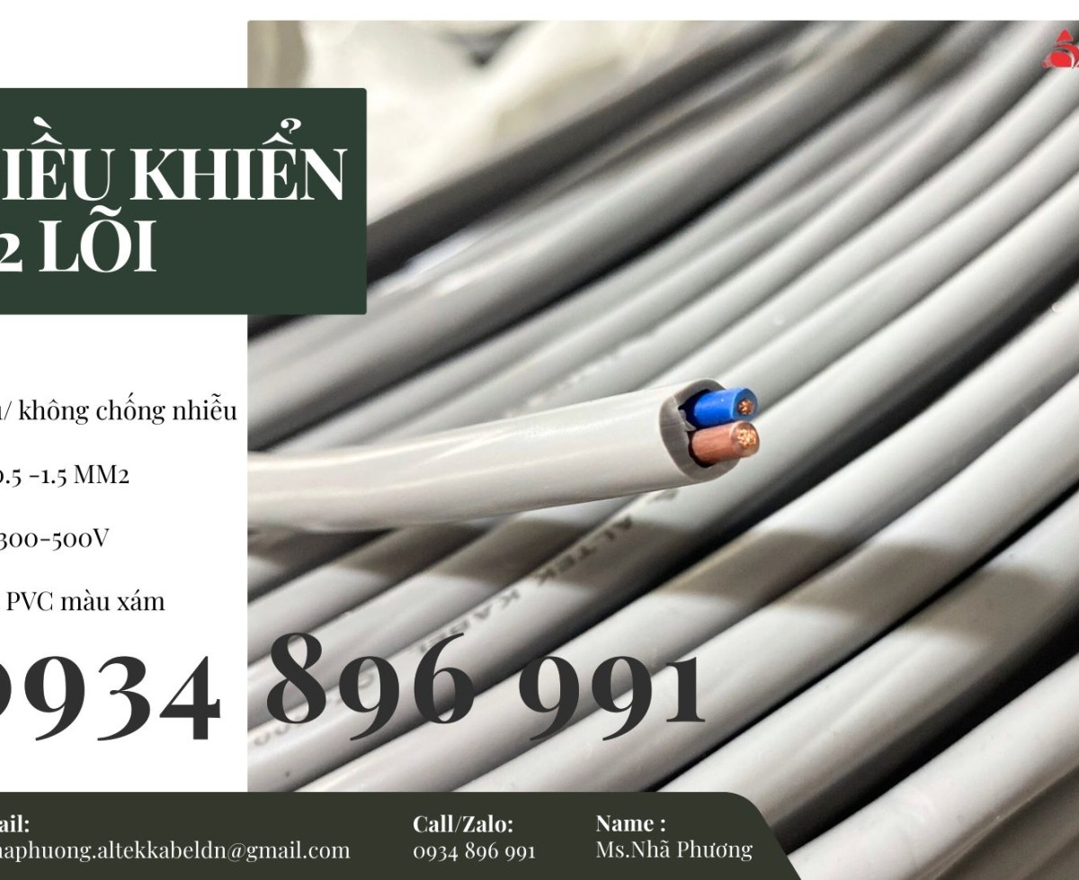CÁP ĐIỀU KHIỂN 2 X 0.5 SH-500 HUẾ, QUẢNG TRỊ, QUẢNG BÌNH