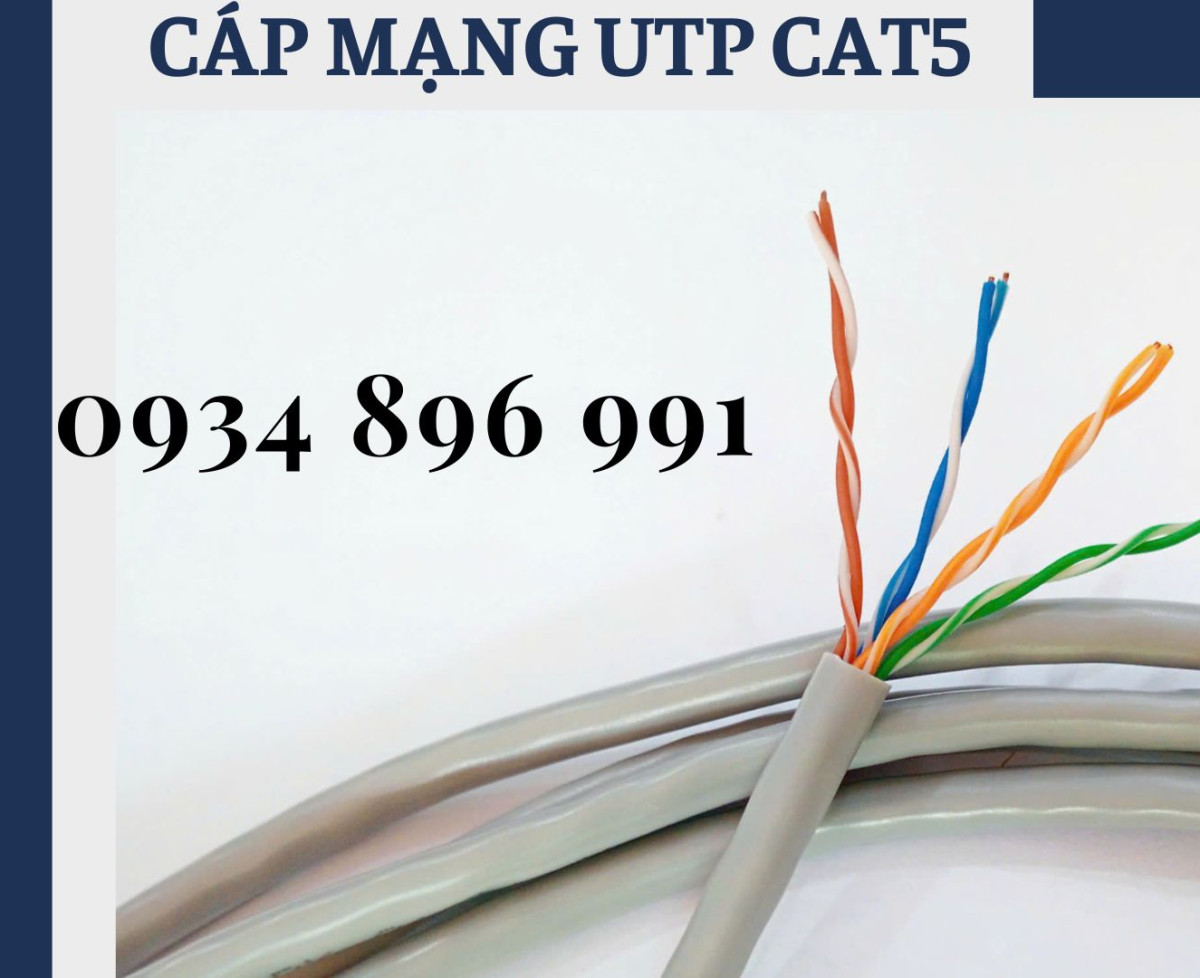 Cáp Mạng Cat5e 24awg Đà Nẵng, Hà Nội, Hồ Chí Minh