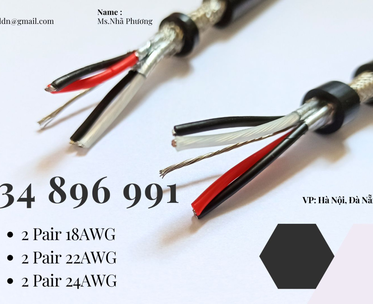 Cáp Tín Hiệu Rs485 2 Pair 24 Awg Hồ Chí Minh, Hà Nội